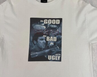 Goodfellas T-shirt: Robert De Niro & Joe Pesci - Unisex Grey Tee