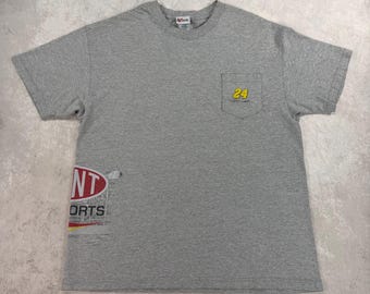 Vintage Jeff Gordon NASCAR T-shirt jaren 2000, XL / Racing T-shirt / DuPont Motorsports / 24