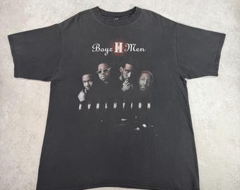 Vtg 1998 Boyz II Men Evolution Tour Concert T-shirt Black L 90s