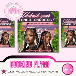 Appointments Available Flyer | Canva Template, Premade Flyer Template, Book Now Flyer, Hair Makeup Lashes Nails Beauty Stylist Flyer