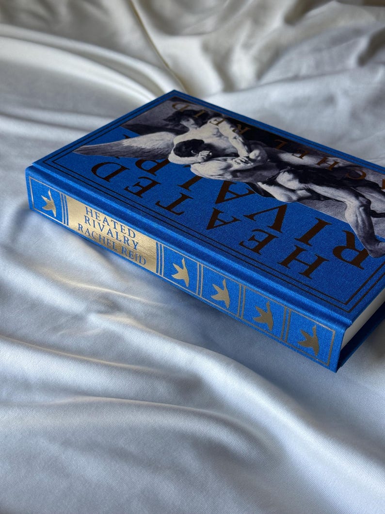 Heated Rivalry Sprayed Edges Heated Rivalry by Rachel Reid // Rebind // Handmade Edition - Etsy