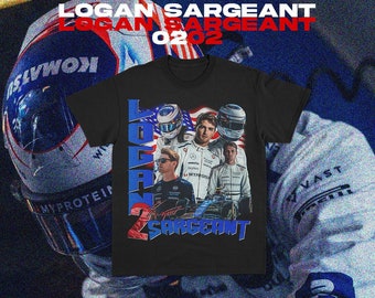 Logan Sargeant 2024 Formel 1 Grafik-T-Shirt | F1 | Williams F1