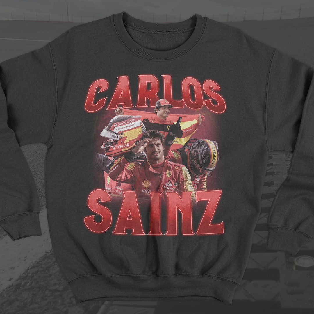 Carlos Sainz Formula 1 Sweatshirt Ferrari F1 Jumper Carlos - Etsy