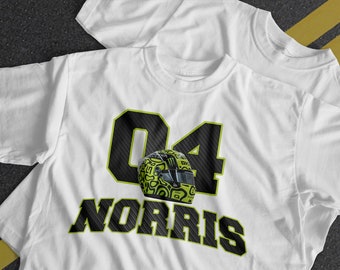 2024 | Lando Norris Formula 1 Helmet T-Shirt | McLaren F1