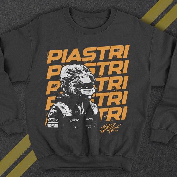 Oscar Piastri Formula 1 Sweatshirt | McLaren F1 Jumper | Oscar Piastri McLaren Formula One Sweatshirt | F1 Sweatshirt Oscar Piastri