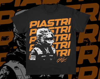 T-shirt Oscar Piastri Formula 1 / Top McLaren F1 / T-shirt Piastri 2024 F1 / T-shirt Oscar Piastri McLaren F1 / T-shirt grafica F1