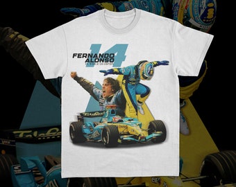 Camiseta Fernando Alonso Fórmula 1, Camiseta Renault F1, Camiseta 2024 F1, Camiseta Fernando Alonso Renault F1, Camiseta FA14, Camiseta Fórmula Uno