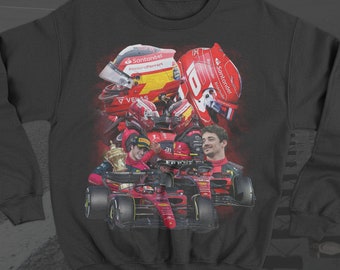 Scuderia Ferrari Sweatshirt, Formel 1 Ferrari Pullover, 2023 F1 Racing Pullover, Charles Leclerc Sweatshirt F1, Carlos Sainz Sweatshirt F1