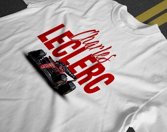 Charles Leclerc Formel 1 Racing Tshirt, F1 2024 Helm Shirt, Charles Leclerc Formel 1 T-Shirt, Geschenke für Charles Leclerc Fan, F1 Geschenke