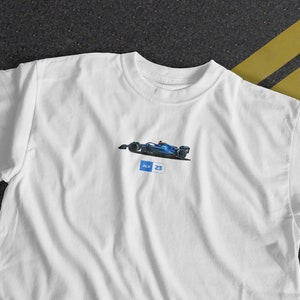 Alex Albon Formula 1 Car T-Shirt | Williams FW45 | F1