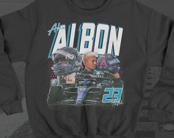 Alex Albon Formel 1 Sweatshirt, F1 2023 Pullover, Alexander Albon Formel 1 Sweatshirt, Williams F1 Sweatshirt, Albon Williams F1 Pullover