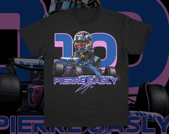 Pierre Gasly Formel 1 T-Shirt | F1 Gasly 10 Shirt | Alpine F1