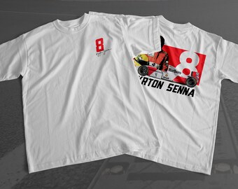 Ayrton Senna Formel 1 Racing Grafik T-Shirt, 2023 F1 Racing Shirt, Motorsport Kleidung F1, McLaren F1 Bootleg T-Shirt, Ayrton Senna 1993