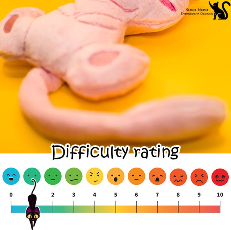 In the Hoop - Digital ITH Plush Pattern | Plushie Cute Chibi Pink Poke ...