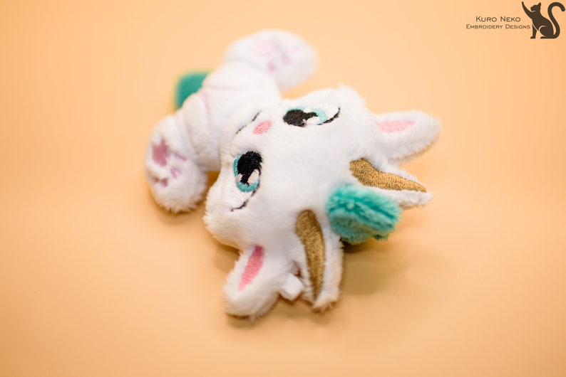 In the Hoop - Digital ITH Plush Pattern | Keychain Chibi Dragon ...
