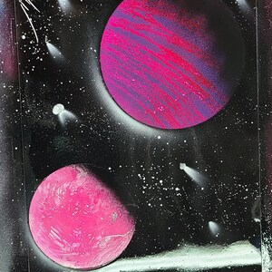 Planets - Spray Paint Art