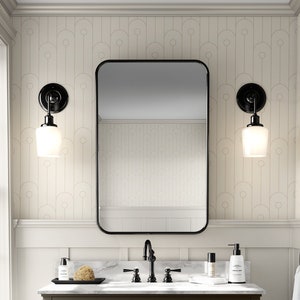 Tapete, Tapete, Neutral, Creme, Art-Deco-Luxus-Wanddekor, Skurril Boho Home Decor Abnehmbares Schälen und Aufkleben oder Traditionelle Tapete