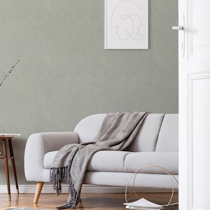 Papier peint délavé à la chaux neutre, papier peint à la chaux ou papier peint traditionnel amovible Boho, décoration murale côtière