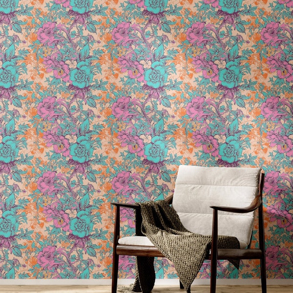 Toile Wallpaper - Etsy