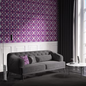 Tapete Abnehmbares Schälen und Aufkleben oder Permanent Traditionelle Tapete Funky 90er Jahre Retro Geometrische Tapete für Wände Bunte 1990 Wanddekor
