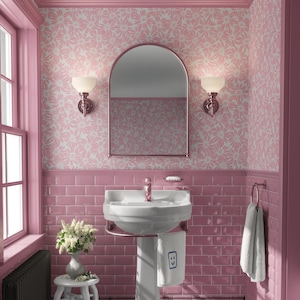 Carta da parati colorata rosa margherita botanica decorazione murale di lusso colore personalizzato floreale rimovibile stacca e attacca o permanente carta da parati tradizionale