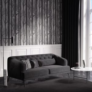 Carta da parati rimovibile Peel and Stick o permanente Carta da parati tradizionale Moody Woodland Cottage Chic Carta da parati per pareti Interior Design Decor
