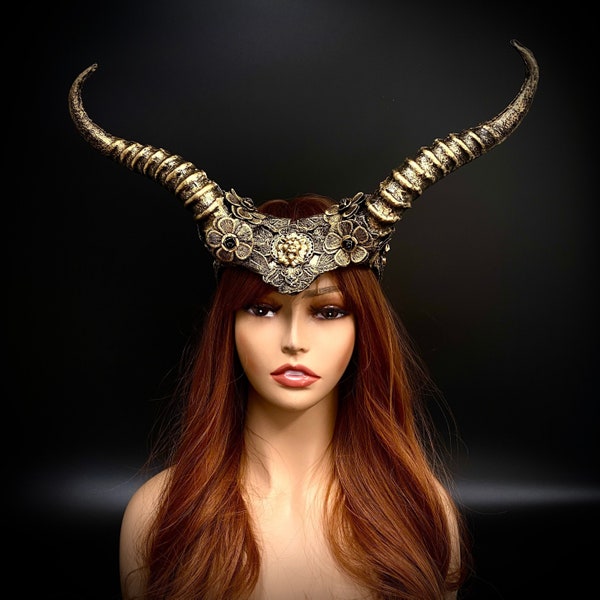 Ram Horns Costume Etsy
