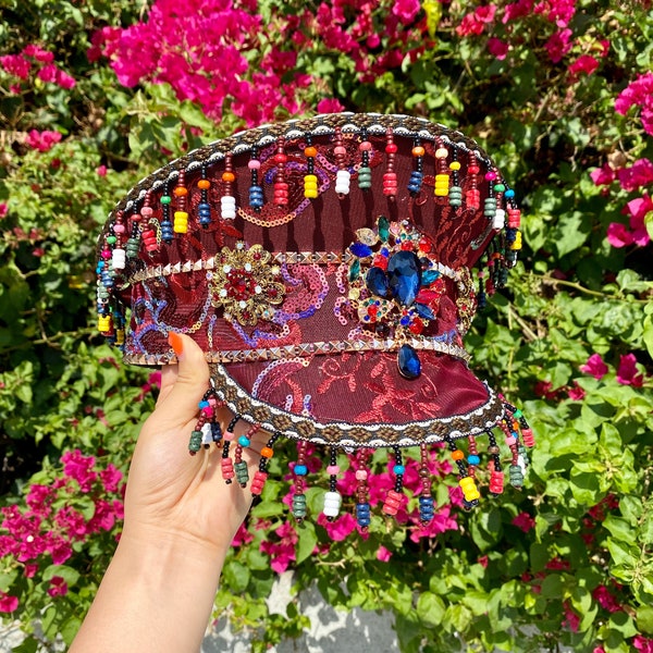 SEQUIN FESTIVAL HAT W/ GOGGLES