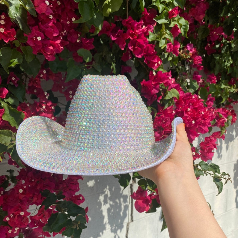 Fully Rehinestone Cowboy Hat Diamond Cowboy Hat Etsy UK