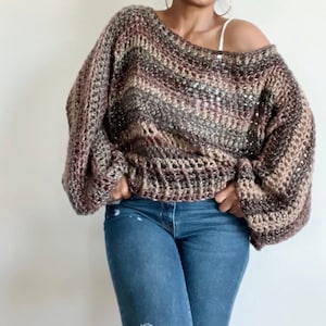 Crochet Crop Sweater . Handmade crochet sweater . chunky crochet crop sweater . knit sweater . yoga sweater shrug bolero . colorful