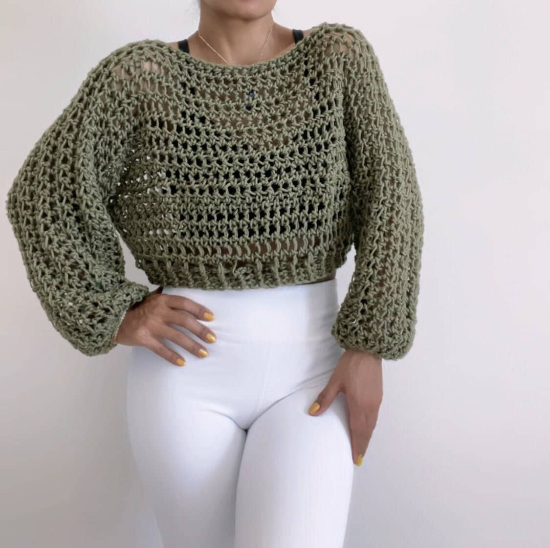 Fishnet Knit Top 