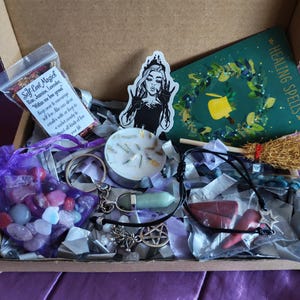 Witch Mystery Box, Witchy Gift, Witchcraft Starter Kit, Crystals, Baby Witch, Gothic Altar Supplies, Curiosity