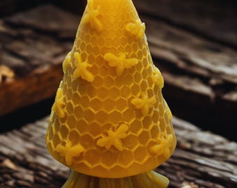 100% Natural Hawaiian Beeswax Honeycomb Tree Candle