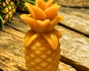 100% Natural Hawaiian Beeswax Pineapple Candle