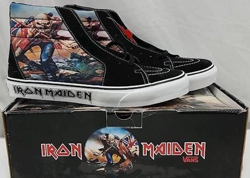 Iron Maiden Vans - Etsy