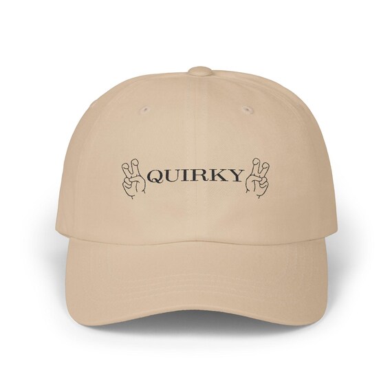 Quirky Air Quotes Classic Cap, Casual Hat, Trendy Accessory, Summer Headwear, Funny Cap
