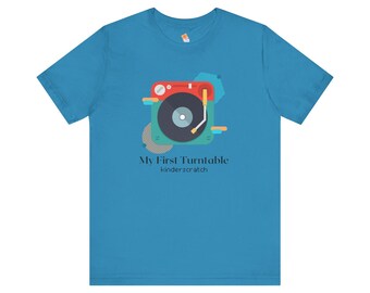 My First Turntable Toy Platenspeler Scratch T-shirt met korte mouwen