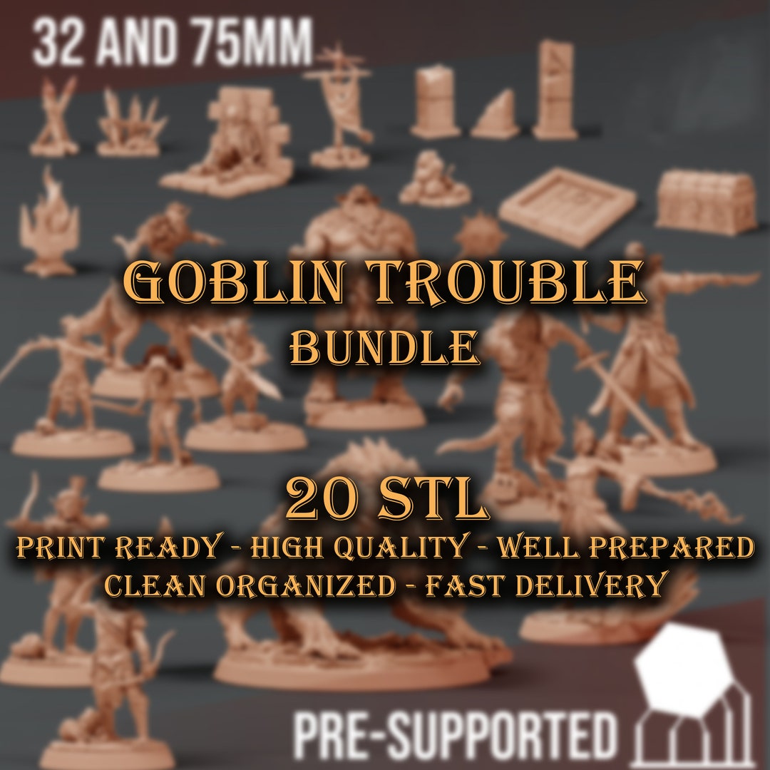 Goblin Trouble Bundle / Digital Downloads for DIY 3D Printing - Etsy