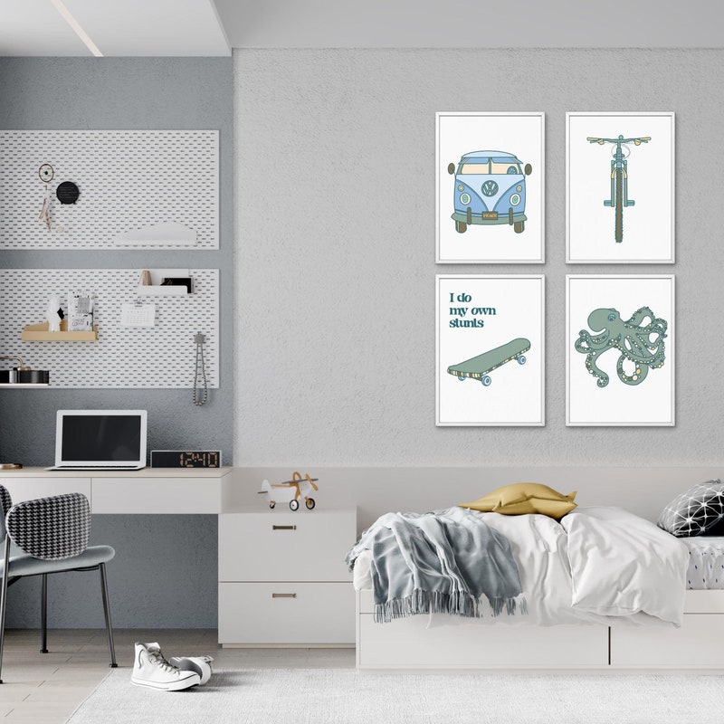 Boys Bedroom Art - Etsy