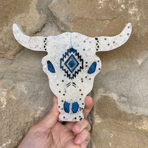 Bull Skull Car Freshie, Air Freshener, Custom Car Freshie