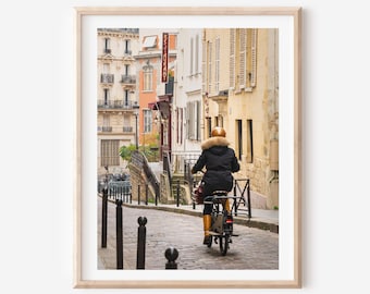 Paris Photography - Print, Moped Style, Fine Art Photo, Travel Photograph, French Wall Decor, Art Gift, Fashion, style, Christmas gift