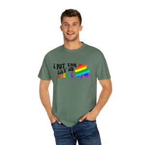 Gay St Patrick's Day T-shirt Gay St Paddy's Day Tee Gay Shamrock Shirt Irish Gaelic Tee Gift for St Patrick's St Patty's Day Gift