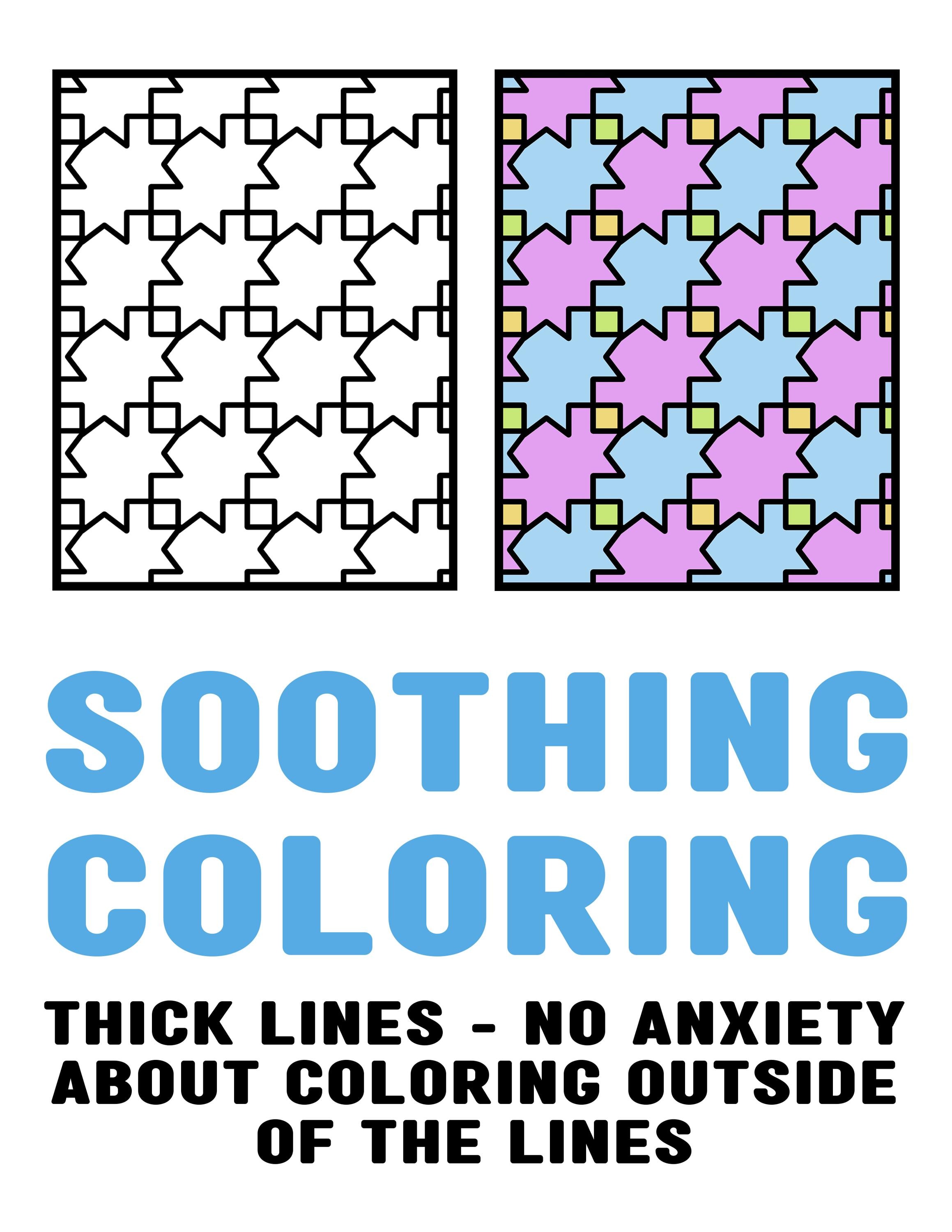 Printable Tessellation Patterns.pdf Tessellation Printable Coloring Book | Geometric Shapes | Creative PDF ...