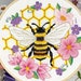 Queen Bee Hand Embroidery Pattern + Complete Video Course | Digital ...