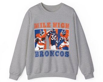 Denver Broncos Mile High Legends Sweatshirt - Unisex Heavy Blend™ Crewneck Sweatshirt