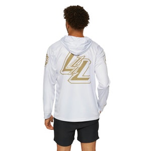 Legacy White/Gold Men's Sports Warmup Hoodie AOP Legacy High School image 4