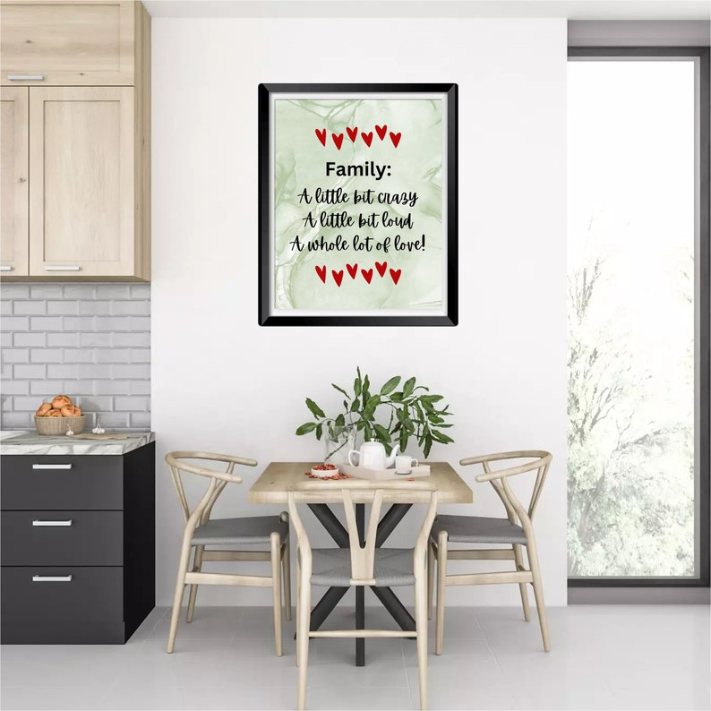 Family Wall Hanging/family A Little Bit of Crazy Wall Etsy