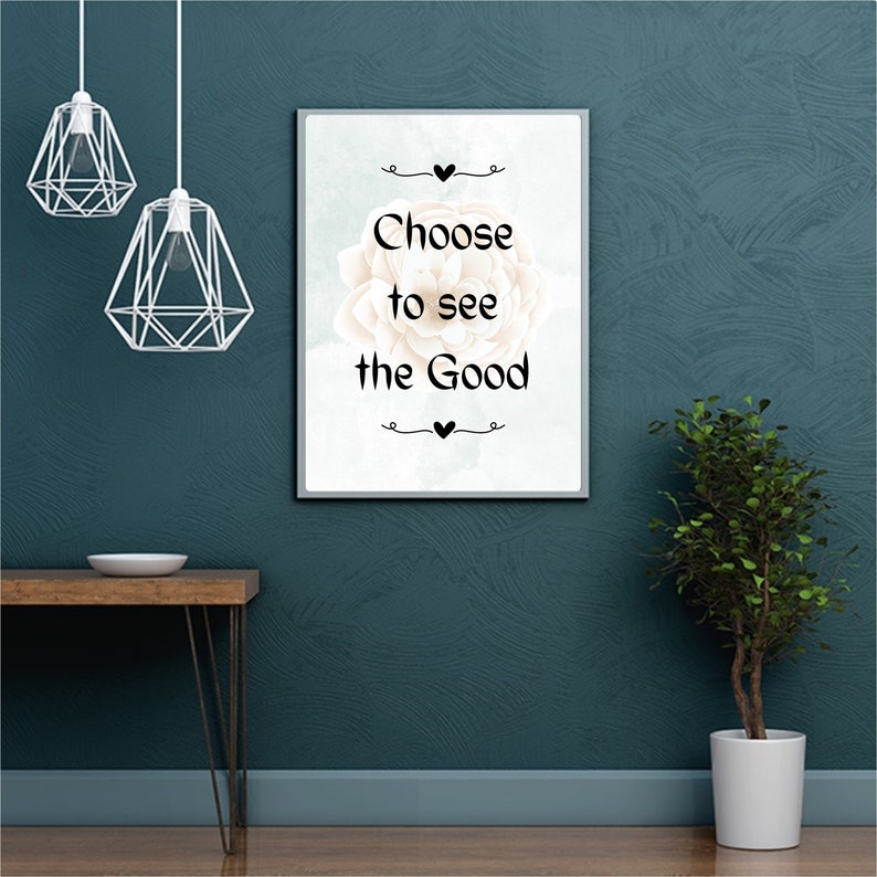 Choose to See the Good Wall Hanging/inspirational Wall Etsy