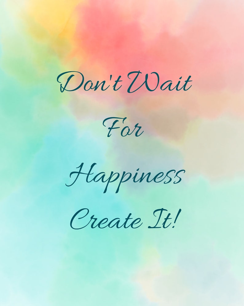 Motivational Wall Decor/inspirational Wall Decor/happiness Etsy