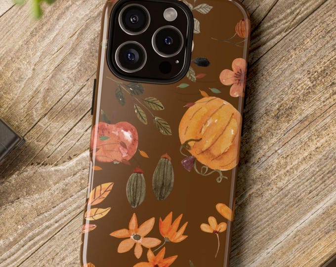 Autumn Floral Phone Case: Thanksgiving Fall Decor, Nature Lover Gift iphone 17 available